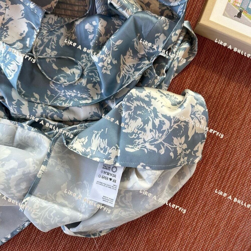 Reformation Frankie Silk Dress - Porcelain - Picture 11 of 13